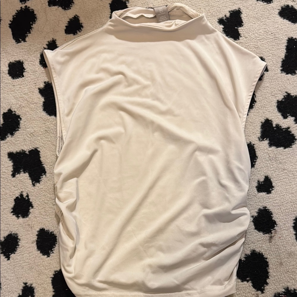 Elegant Cream Women's Top